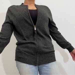 Allsaints Women’s XS Wool Cashmere Full Zip Lightweight Cardigan Sweater
